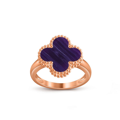 [Peak]LUCKY CLOVER VINTAGE ROSE GOLD RING COLLECTION