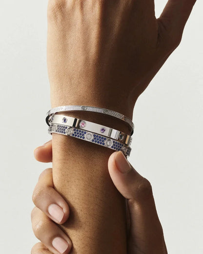 [Peak]CLASSIC 6.1MM LOVE BRACELET 10-DIAMOND FULL PAVÉ