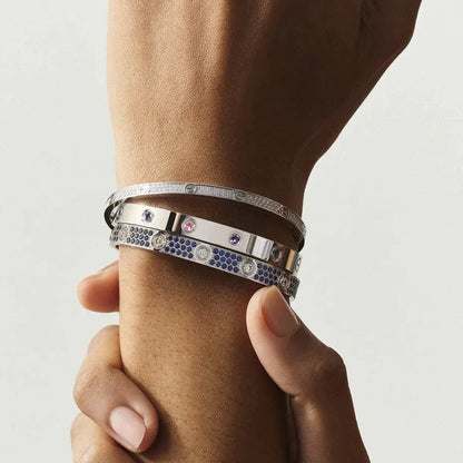 [Peak]CLASSIC 6.1MM LOVE BRACELET 10-DIAMOND MULTICOLOR