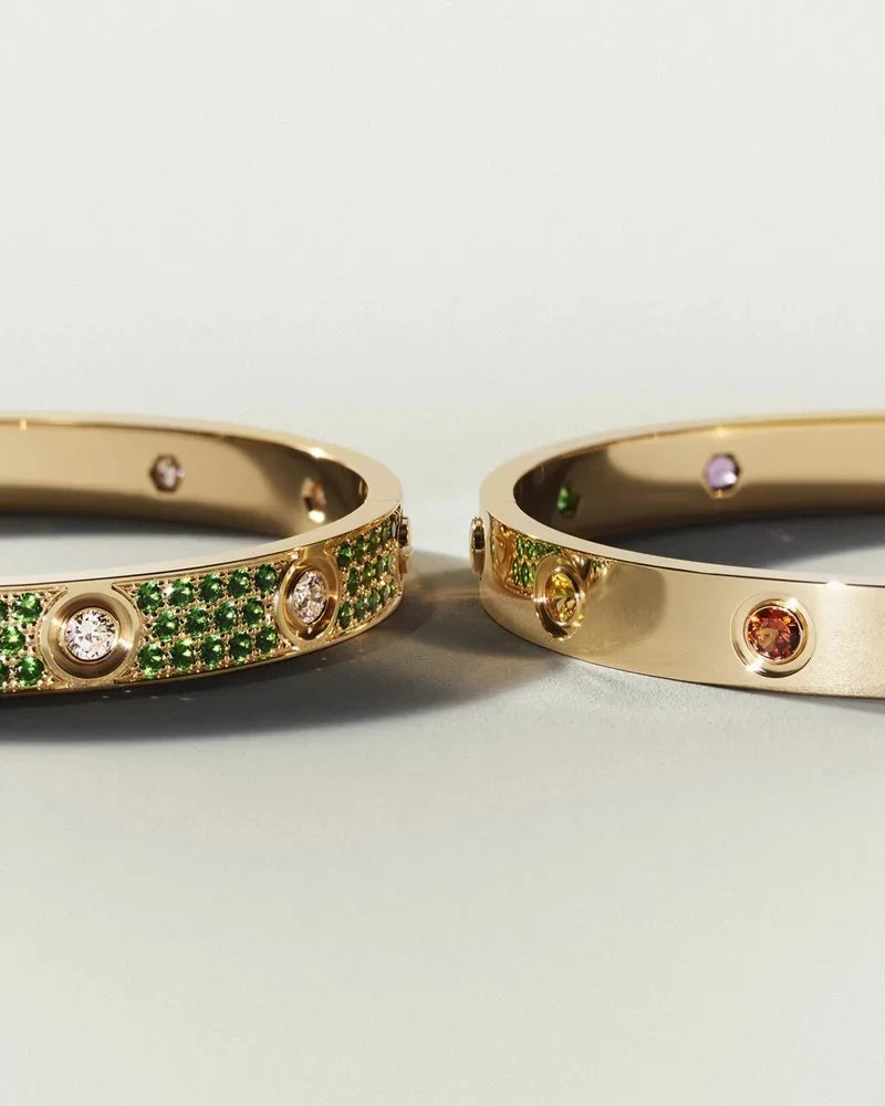 [Peak]CLASSIC 6.1MM LOVE BRACELET 10-DIAMOND FULL PAVÉ