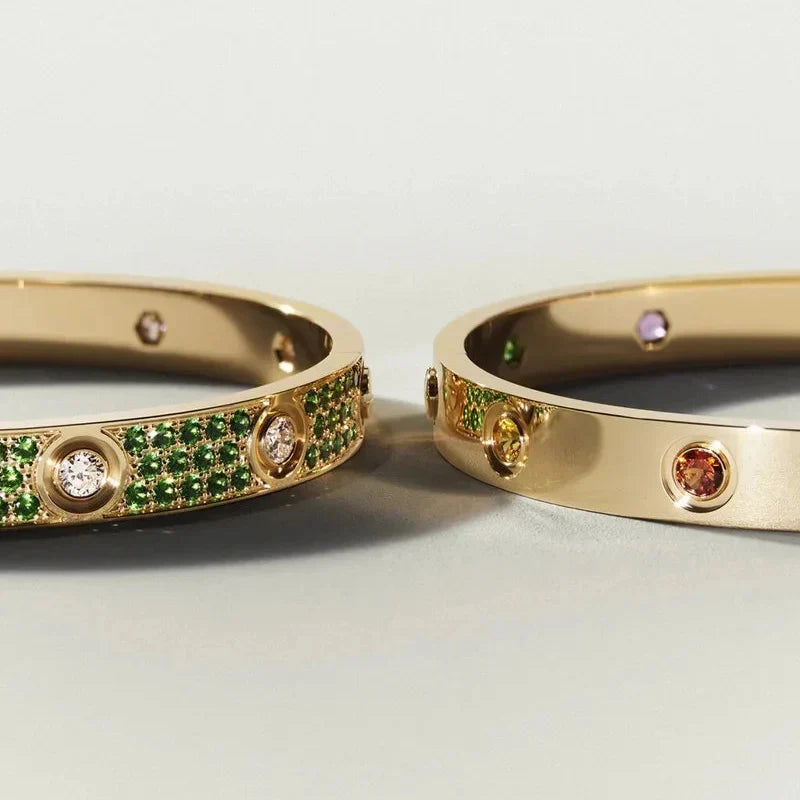 [Peak]CLASSIC 6.1MM LOVE BRACELET 10-DIAMOND MULTICOLOR