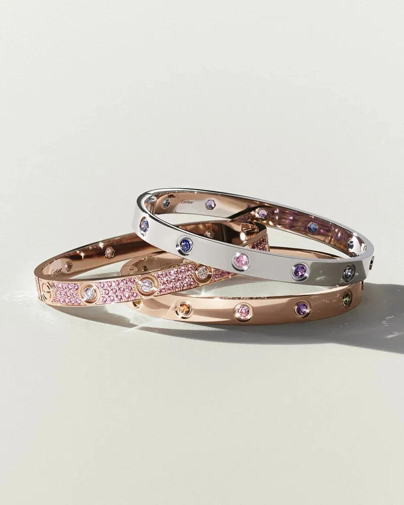 [Peak]CLASSIC 6.1MM LOVE BRACELET 10-DIAMOND FULL PAVÉ