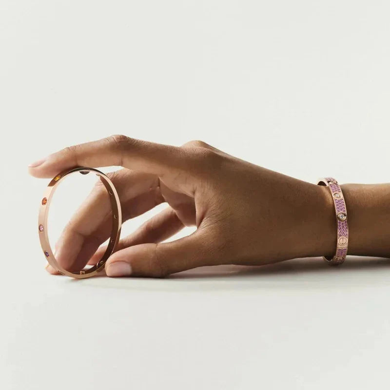 [Peak]CLASSIC 6.1MM LOVE BRACELET 10-DIAMOND MULTICOLOR