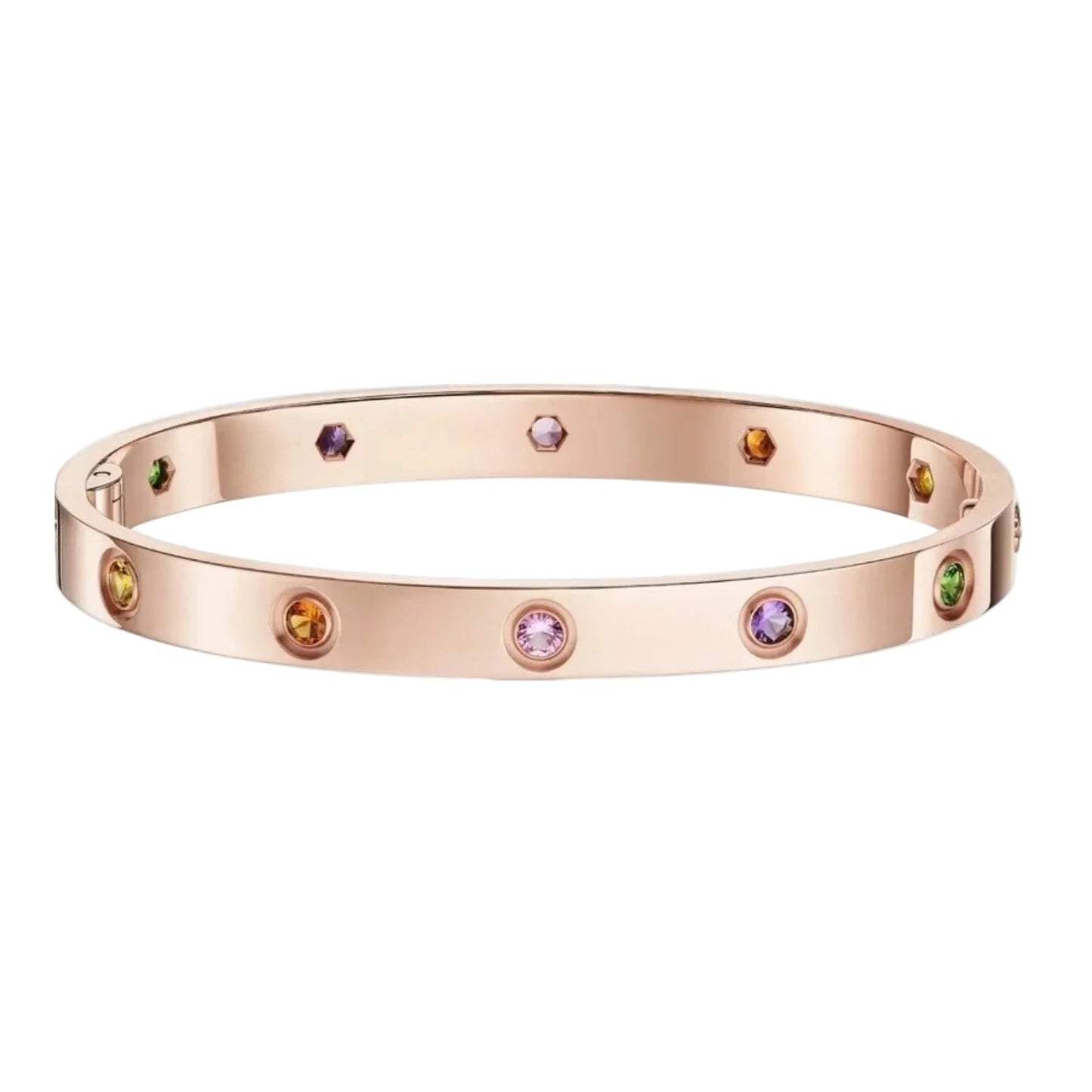 [Peak]CLASSIC 6.1MM LOVE BRACELET 10-DIAMOND MULTICOLOR