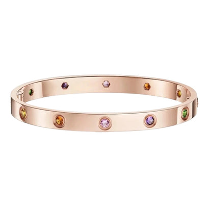 [Peak]CLASSIC 6.1MM LOVE BRACELET 10-DIAMOND MULTICOLOR