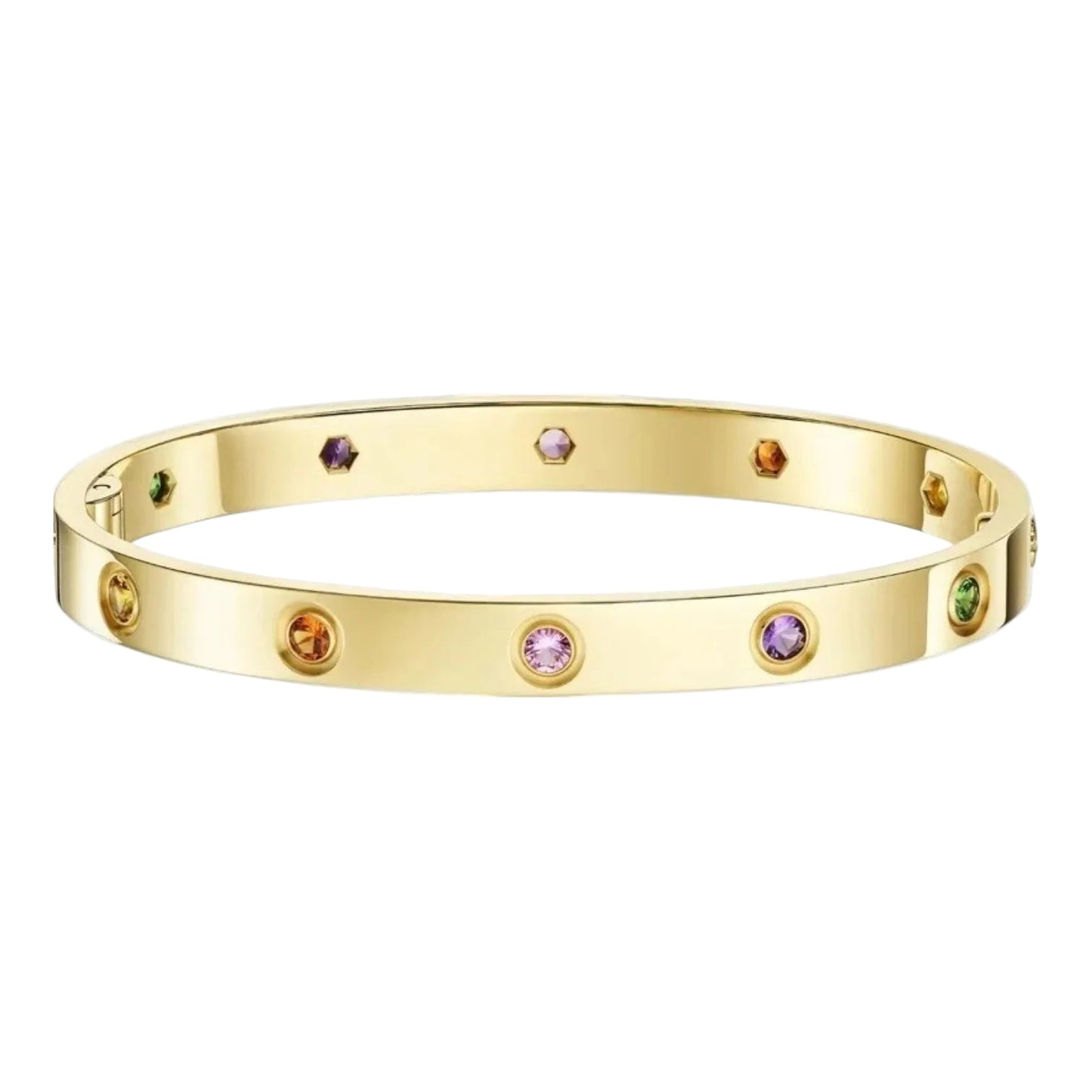[Peak]CLASSIC 6.1MM LOVE BRACELET 10-DIAMOND MULTICOLOR