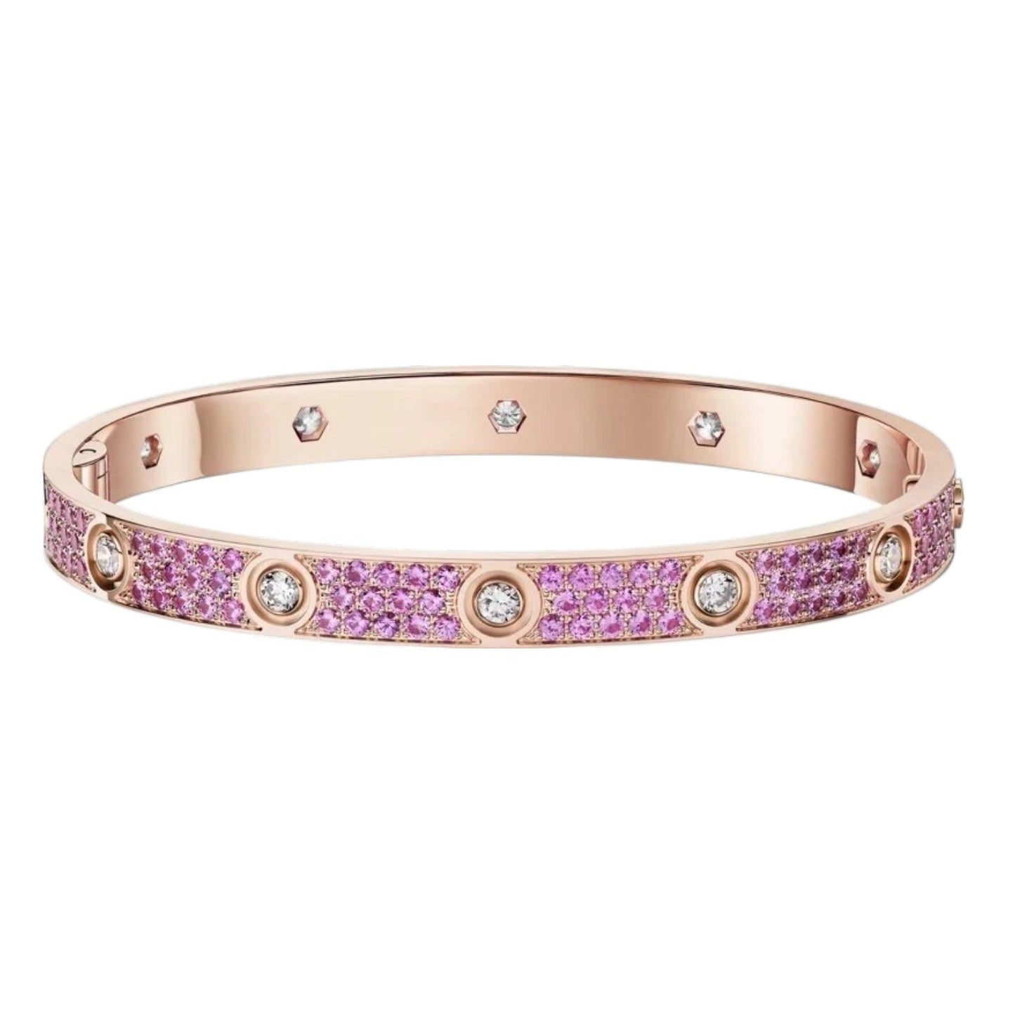 [Peak]CLASSIC 6.1MM LOVE BRACELET 10-DIAMOND FULL PAVÉ