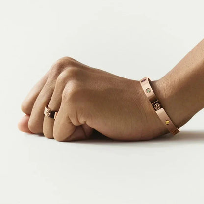 [Peak]CLASSIC 6.1MM LOVE BRACELET 10-DIAMOND MULTICOLOR