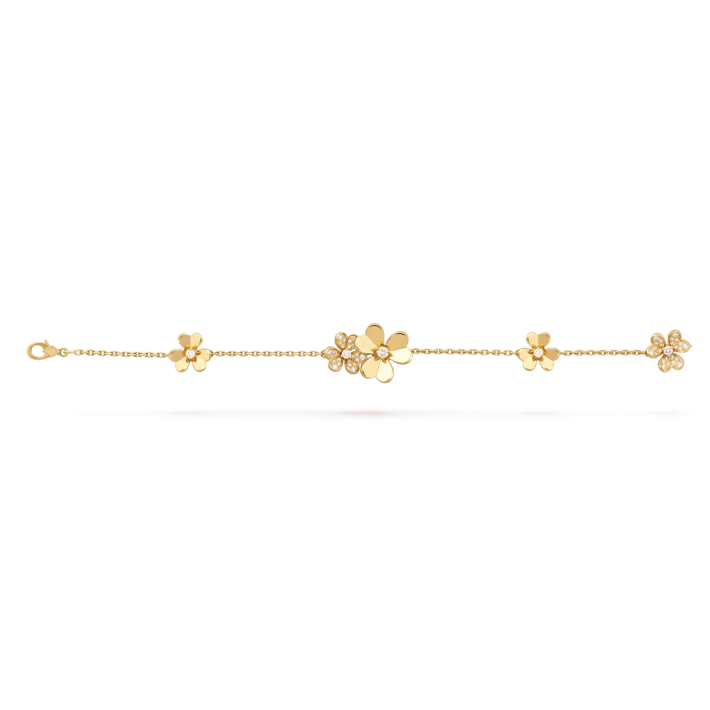 [Peak]LUMINOUS BLOSSOM 5-MOTIF CHARM BRACELET