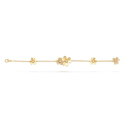 [Peak]LUMINOUS BLOSSOM 5-MOTIF CHARM BRACELET
