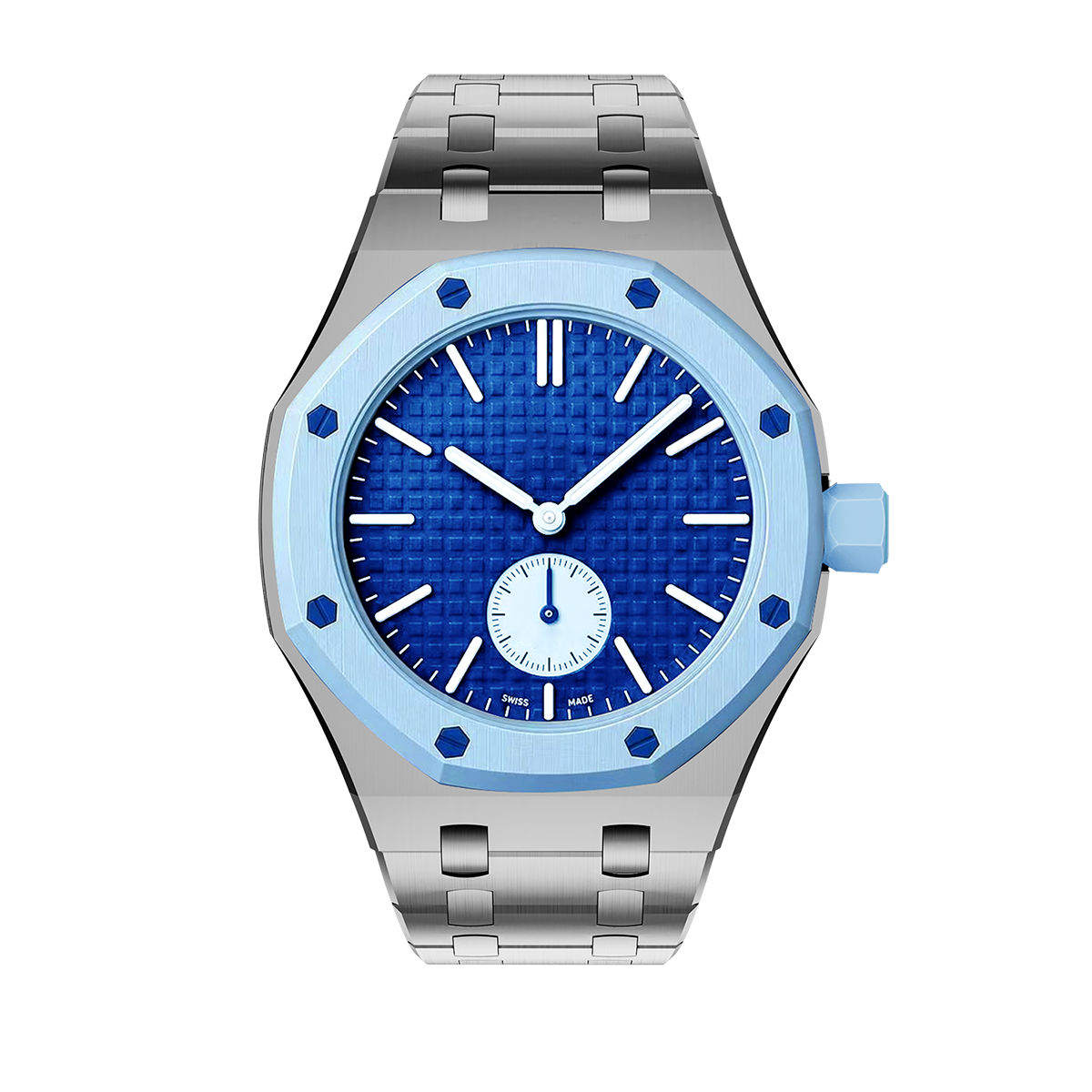 [Peak]OAK POP EXCLUSIVE SILVER STEEL STRAP