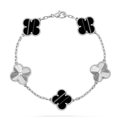 [Peak]LUCKY CLOVER 5-MOTIF BRACELET - PULSE STONE COLLECTION