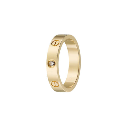 [Peak]LOVE 4MM 1 DIAMOND RING
