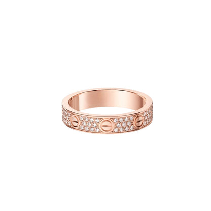 [Peak]LOVE 4MM PAVÉ DIAMOND RING