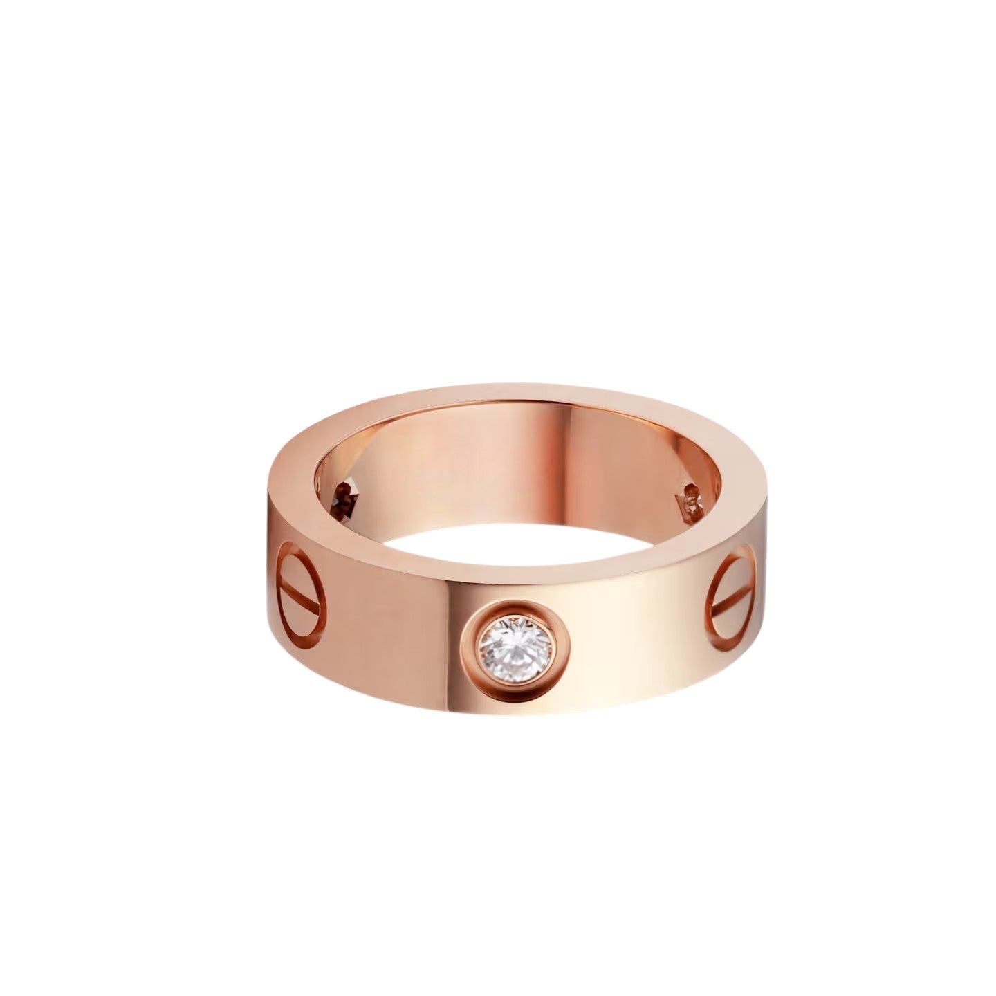 [Peak]LOVE 5.5MM 3 DIAMONDS RING