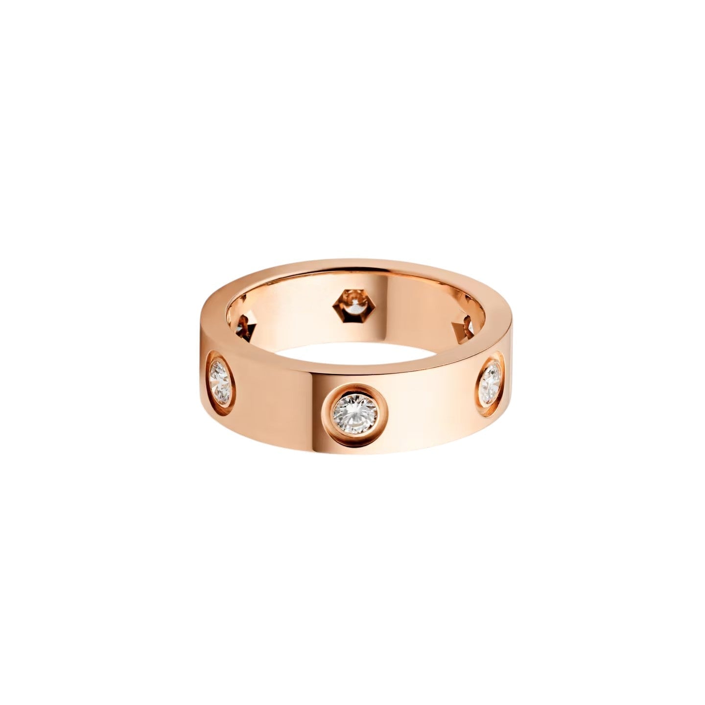 [Peak]LOVE 5.5MM 6 DIAMONDS RING
