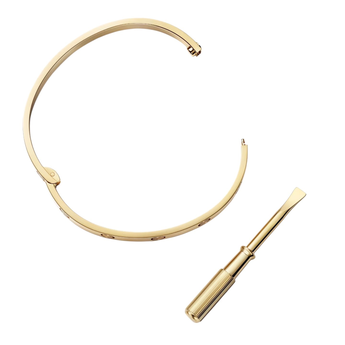 [Peak]CLASSIC 6.1MM LOVE SINGLE-SCREW CLOSURE BANGLE