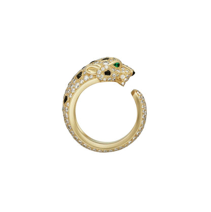 [Peak]PANTHÈRE DE DIAMOND HALF-PAVÉ MEDIUM RING