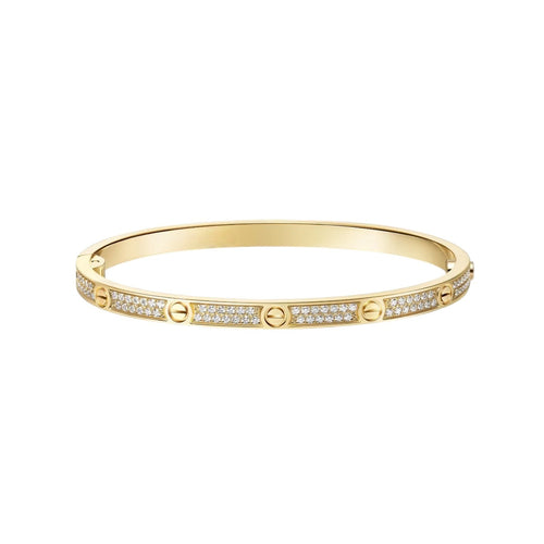 [Peak]CLASSIC 3.65MM LOVE FULL PAVE BANGLE