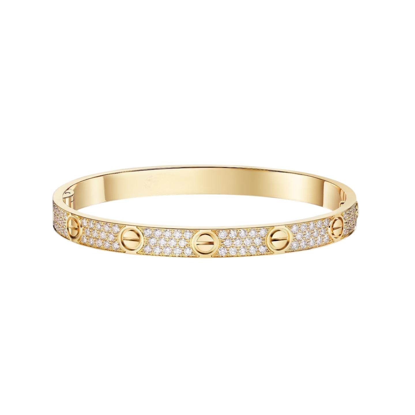[Peak]CLASSIC 6.1MM LOVE BANGLE - FULL PAVÉ