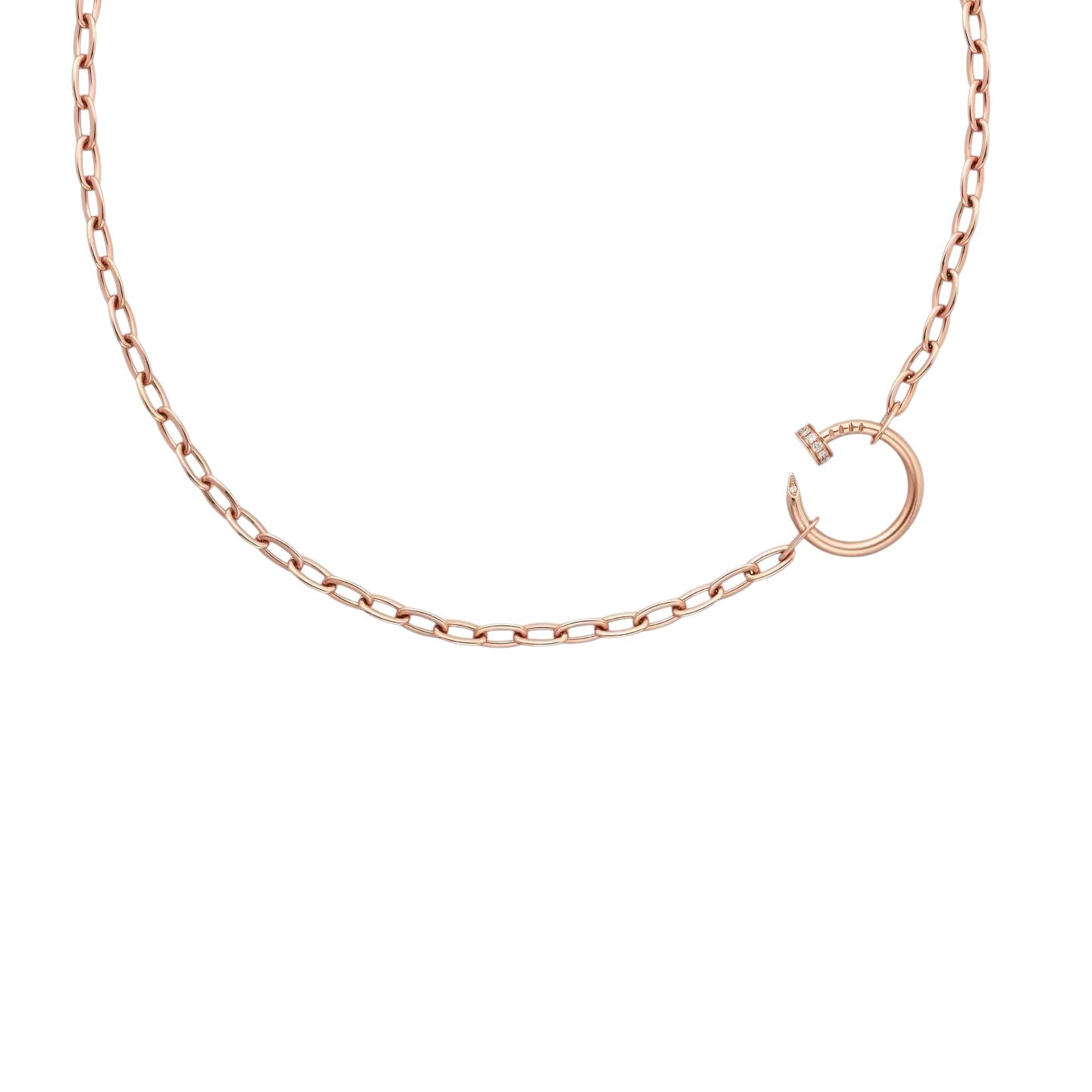 [Peak]CLOU DIAMOND NAIL PENDANT NECKLACE