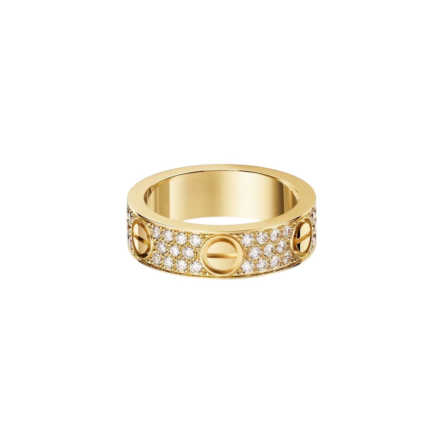 [Peak]LOVE 5.5MM FULL-PAVÉ DIAMOND RING