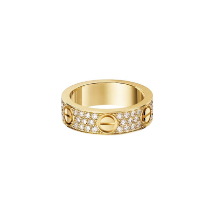 [Peak]LOVE 5.5MM FULL-PAVÉ DIAMOND RING