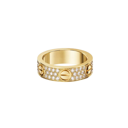 [Peak]LOVE 5.5MM FULL-PAVÉ DIAMOND RING