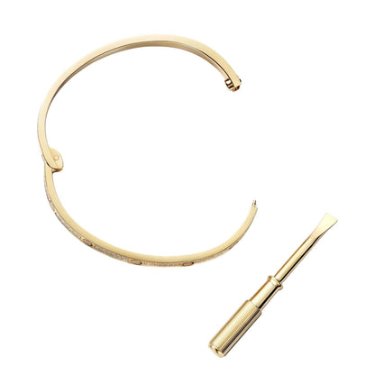 [Peak]CLASSIC 3.65MM LOVE FULL PAVE BANGLE