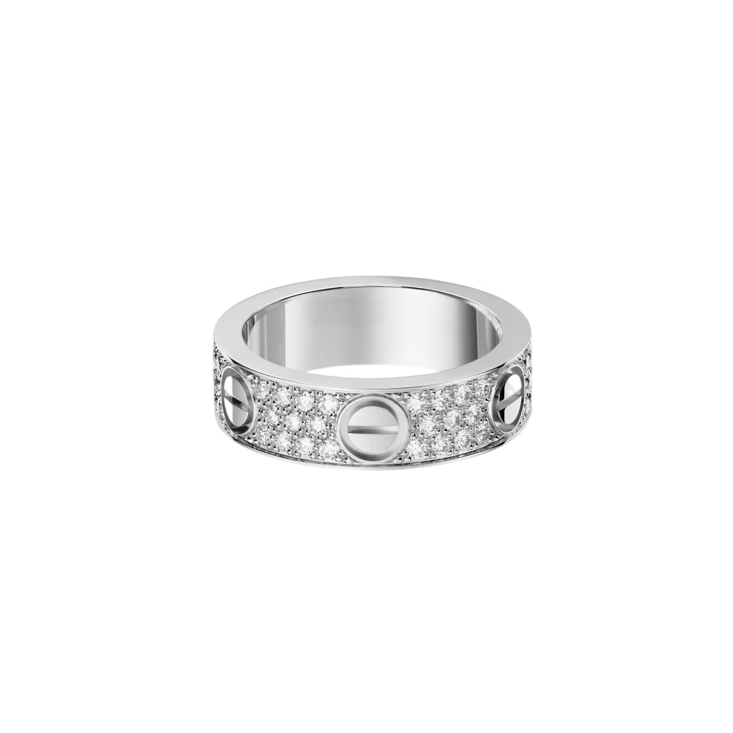 [Peak]LOVE 5.5MM FULL-PAVÉ DIAMOND RING