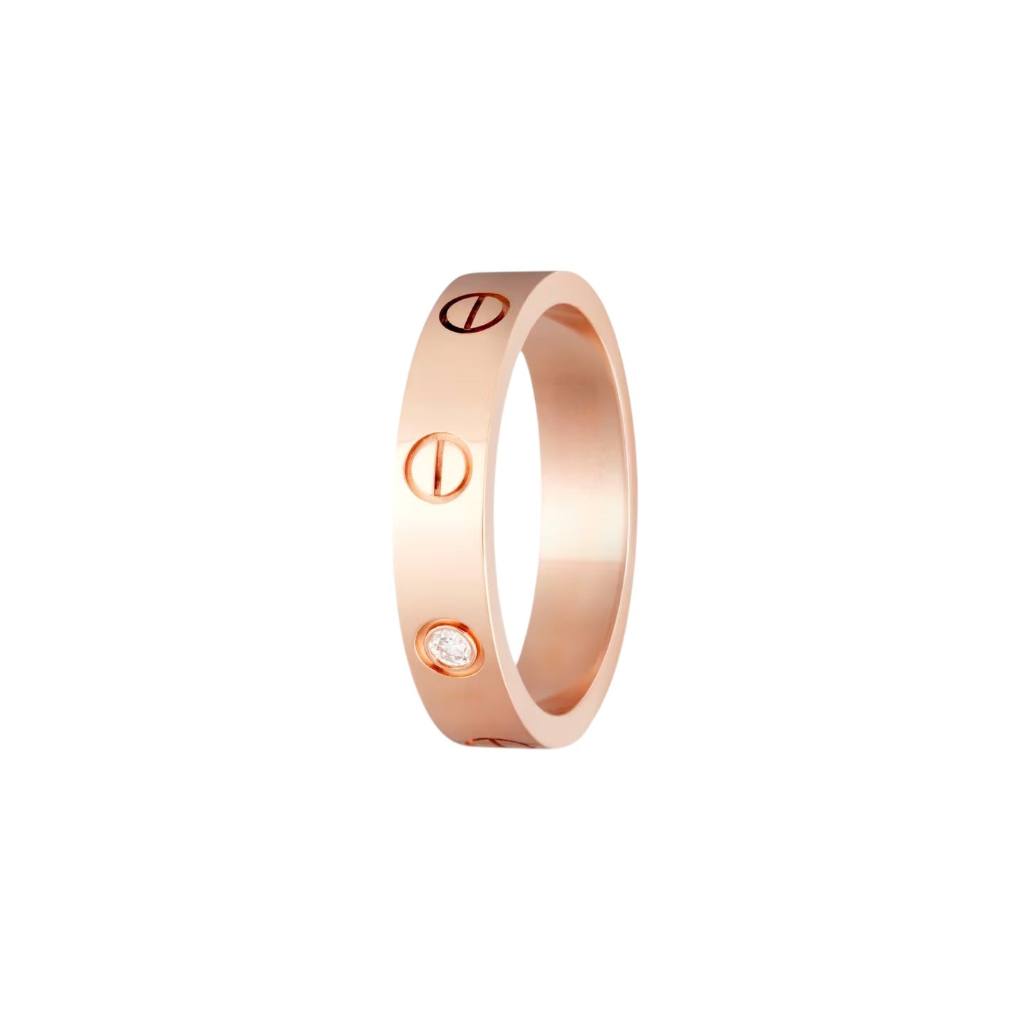 [Peak]LOVE 4MM 1 DIAMOND RING