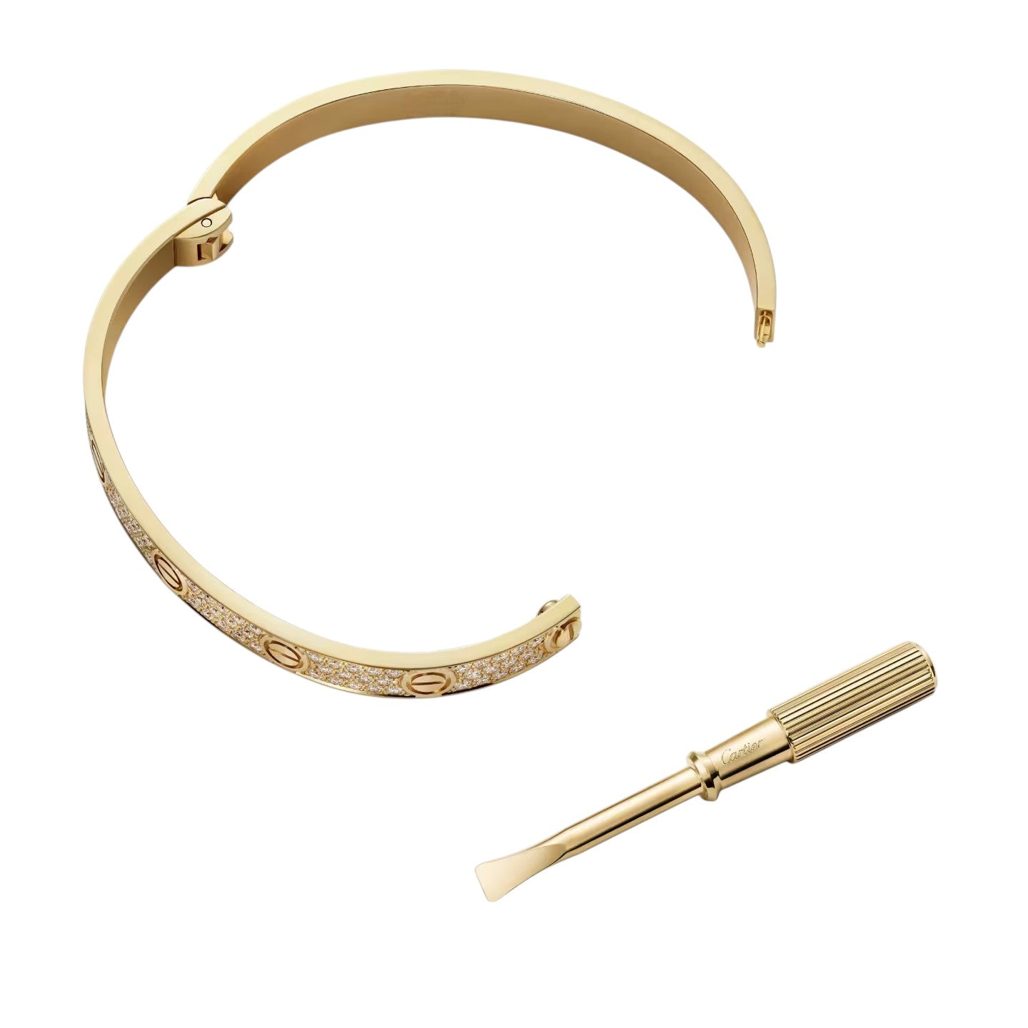 [Peak]CLASSIC 6.1MM LOVE BANGLE - FULL PAVÉ