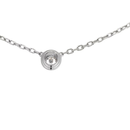 [Peak]LOVE SCREW PENDANT SINGLE DIAMOND NECKLACE