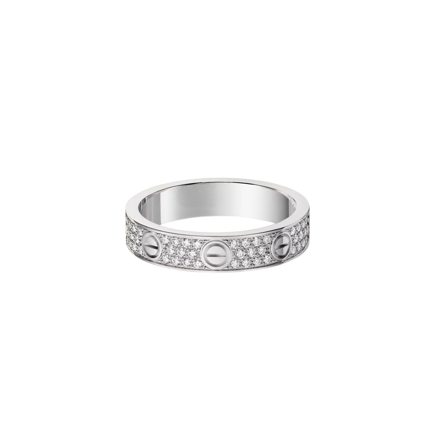 [Peak]LOVE 4MM PAVÉ DIAMOND RING