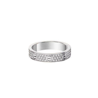 [Peak]LOVE 4MM PAVÉ DIAMOND RING