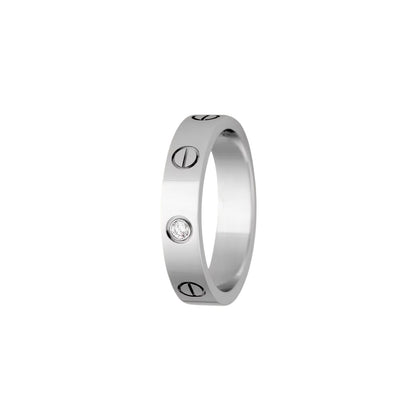 [Peak]LOVE 4MM 1 DIAMOND RING