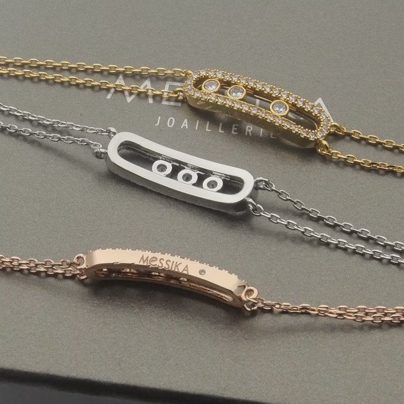 [Peak]MOVE CLASSIQUE PAVÉ DIAMOND BRACELET