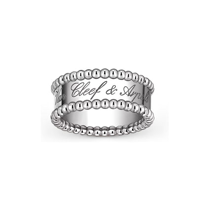 [Peak]SIGNATURE DUAL-BEADED BAND RING