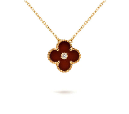[Peak]LIMITED EDITION CHRISTMAS CLOVER FLOWER NECKLACE - 15MM ANNUAL COLLECTIBLE PENDANT