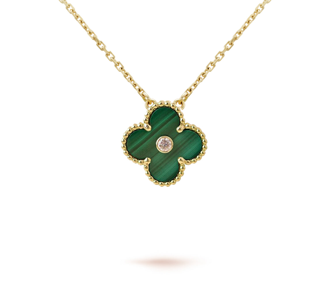 [Peak]LIMITED EDITION CHRISTMAS CLOVER FLOWER NECKLACE - 15MM ANNUAL COLLECTIBLE PENDANT