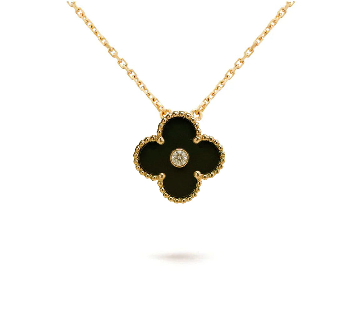 [Peak]LIMITED EDITION CHRISTMAS CLOVER FLOWER NECKLACE - 15MM ANNUAL COLLECTIBLE PENDANT