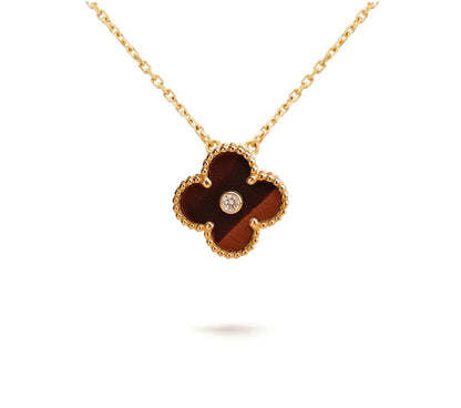 [Peak]LIMITED EDITION CHRISTMAS CLOVER FLOWER NECKLACE - 15MM ANNUAL COLLECTIBLE PENDANT