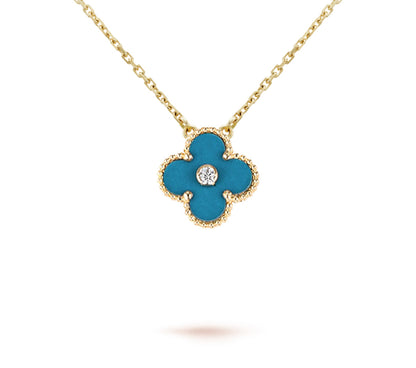 [Peak]LIMITED EDITION CHRISTMAS CLOVER FLOWER NECKLACE - 15MM ANNUAL COLLECTIBLE PENDANT
