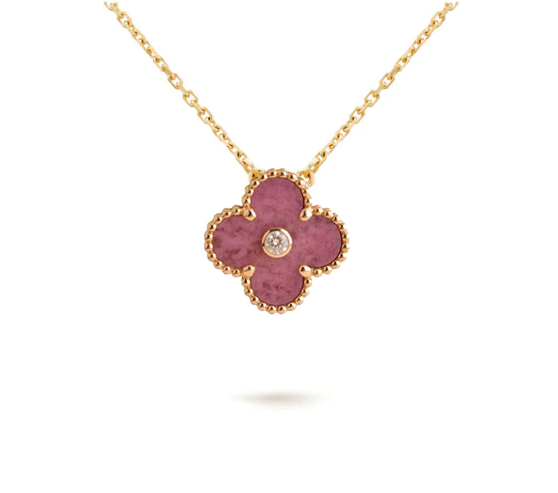 [Peak]LIMITED EDITION CHRISTMAS CLOVER FLOWER NECKLACE - 15MM ANNUAL COLLECTIBLE PENDANT