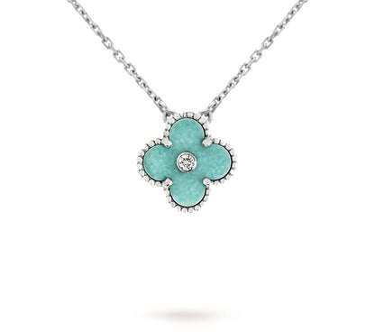 [Peak]LIMITED EDITION CHRISTMAS CLOVER FLOWER NECKLACE - 15MM ANNUAL COLLECTIBLE PENDANT