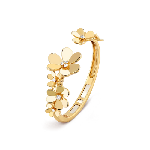 [Peak]LUMINOUS BLOSSOM OPEN BANGLE