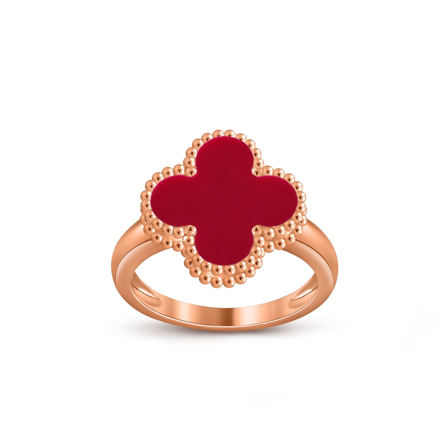 [Peak]LUCKY CLOVER VINTAGE ROSE GOLD RING COLLECTION