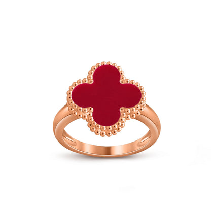 [Peak]LUCKY CLOVER VINTAGE ROSE GOLD RING COLLECTION