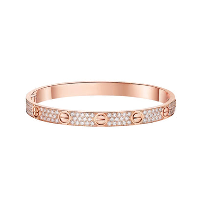 [Peak]CLASSIC 6.1MM LOVE BANGLE - FULL PAVÉ
