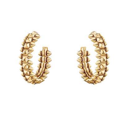 [Peak]CLASH DE 6.4MM HOOP SMALL MODEL EARRINGS